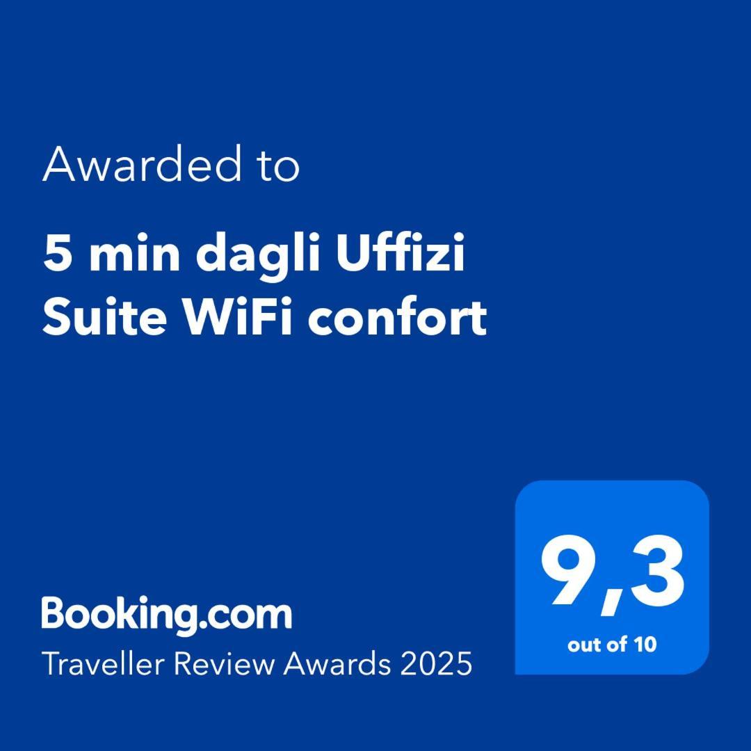 5 Min Dagli Uffizi Suite Wifi Confort Florenz Exterior foto